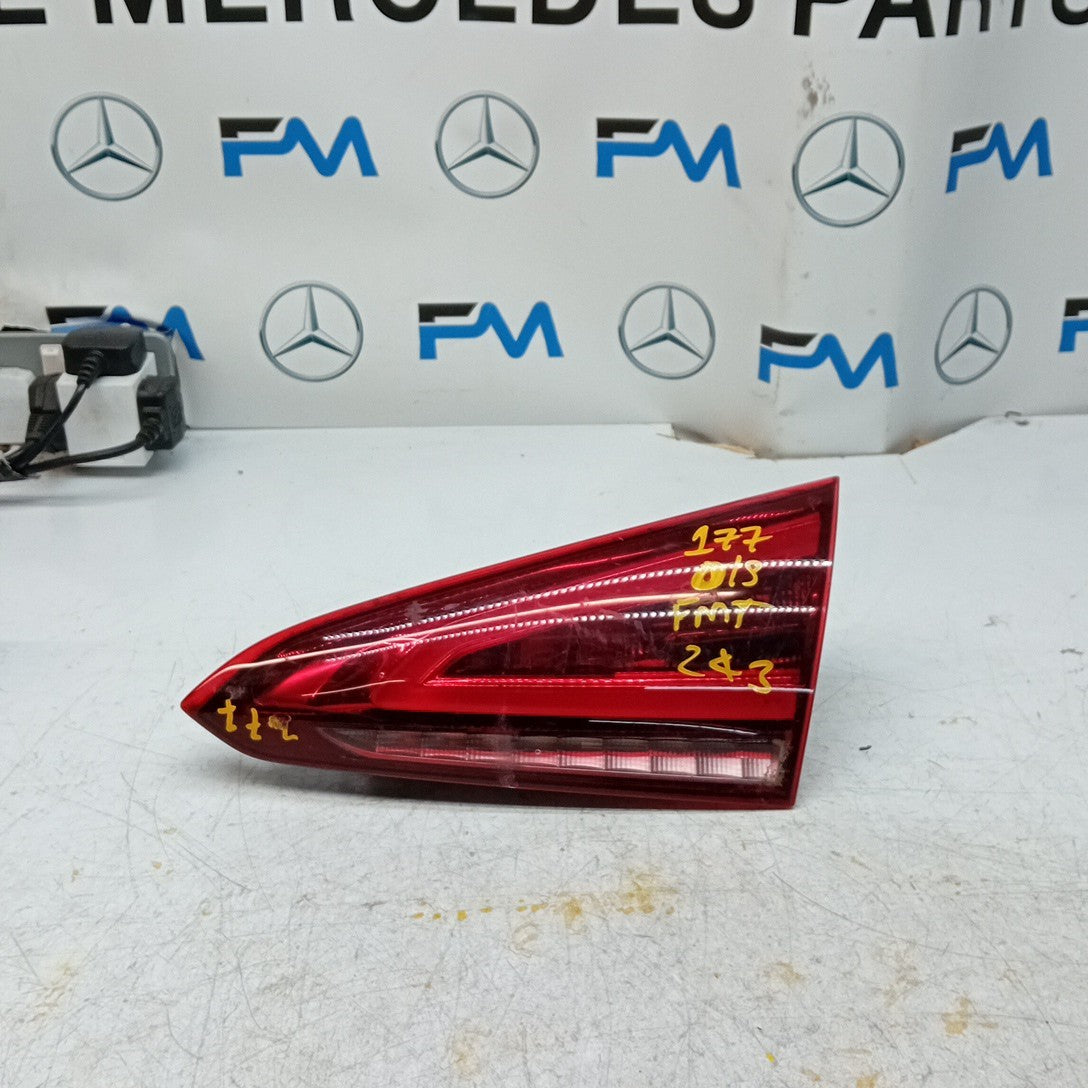 MERCEDES A-CLASS W177 DRIVER RIGHT OS REAR INNER TAIL LIGHT A1779062000 FMT243