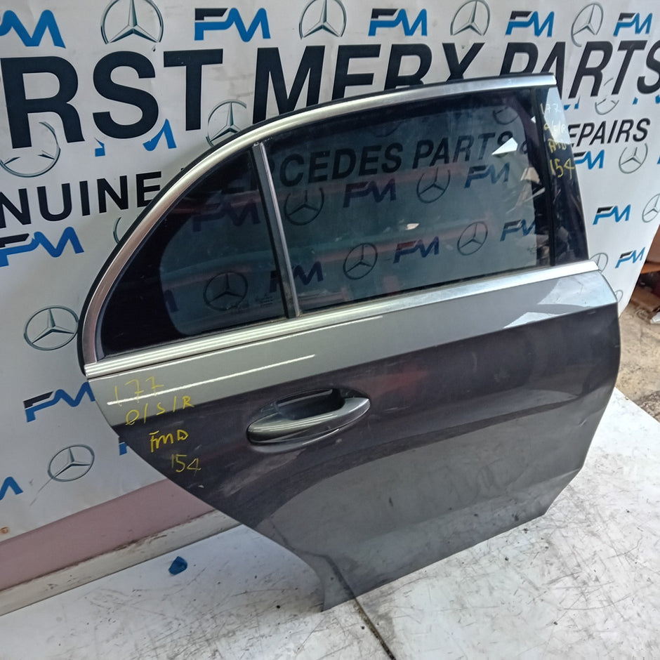 MERCEDES BENZ A-CLASS W177 DRIVER REAR DOOR O/S/R GREY 2018 ONWARDS FMD154