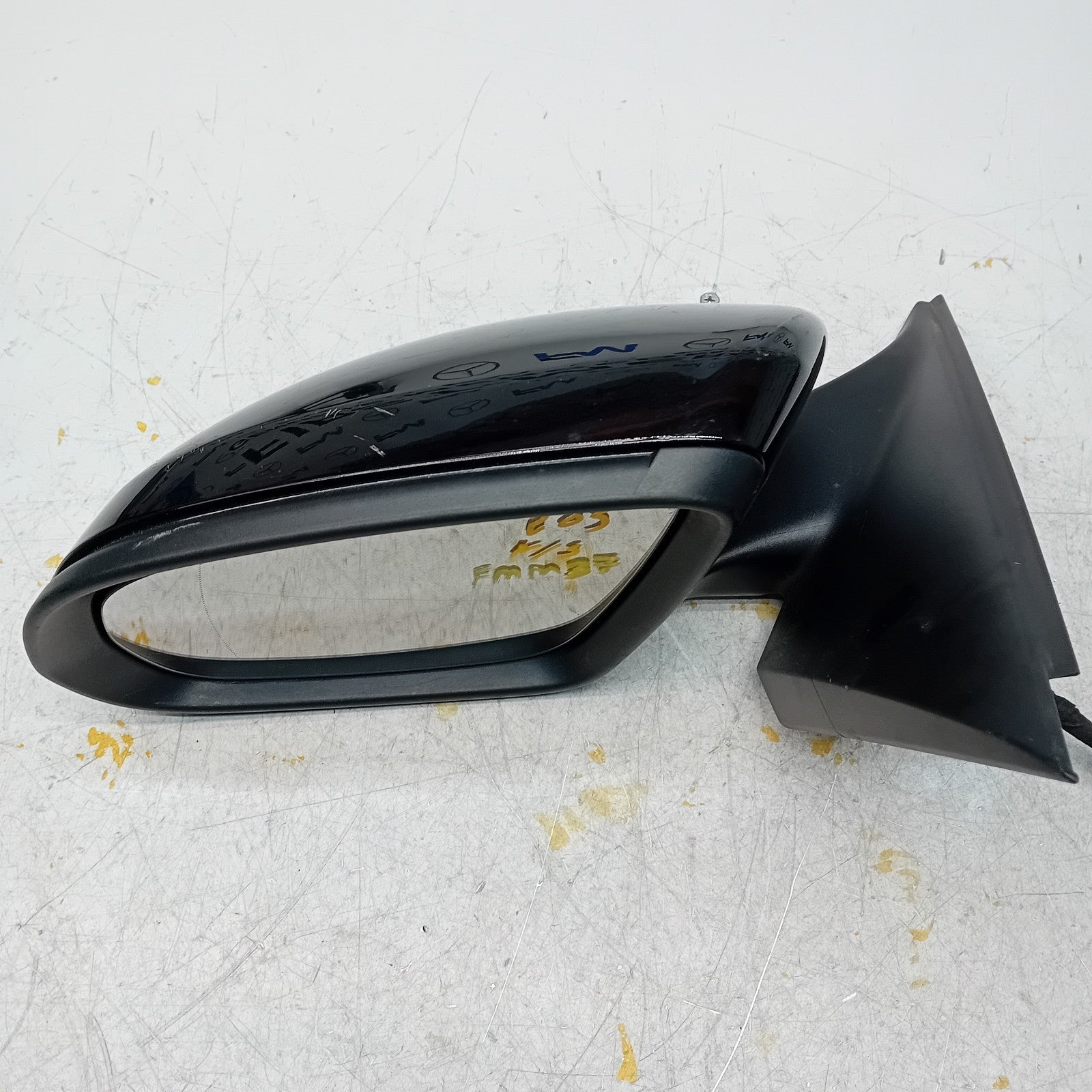 MERCEDES C-CLASS  W205 PASSENGER SIDE WING MIRROR A2058104702 BLACK PL FMM37