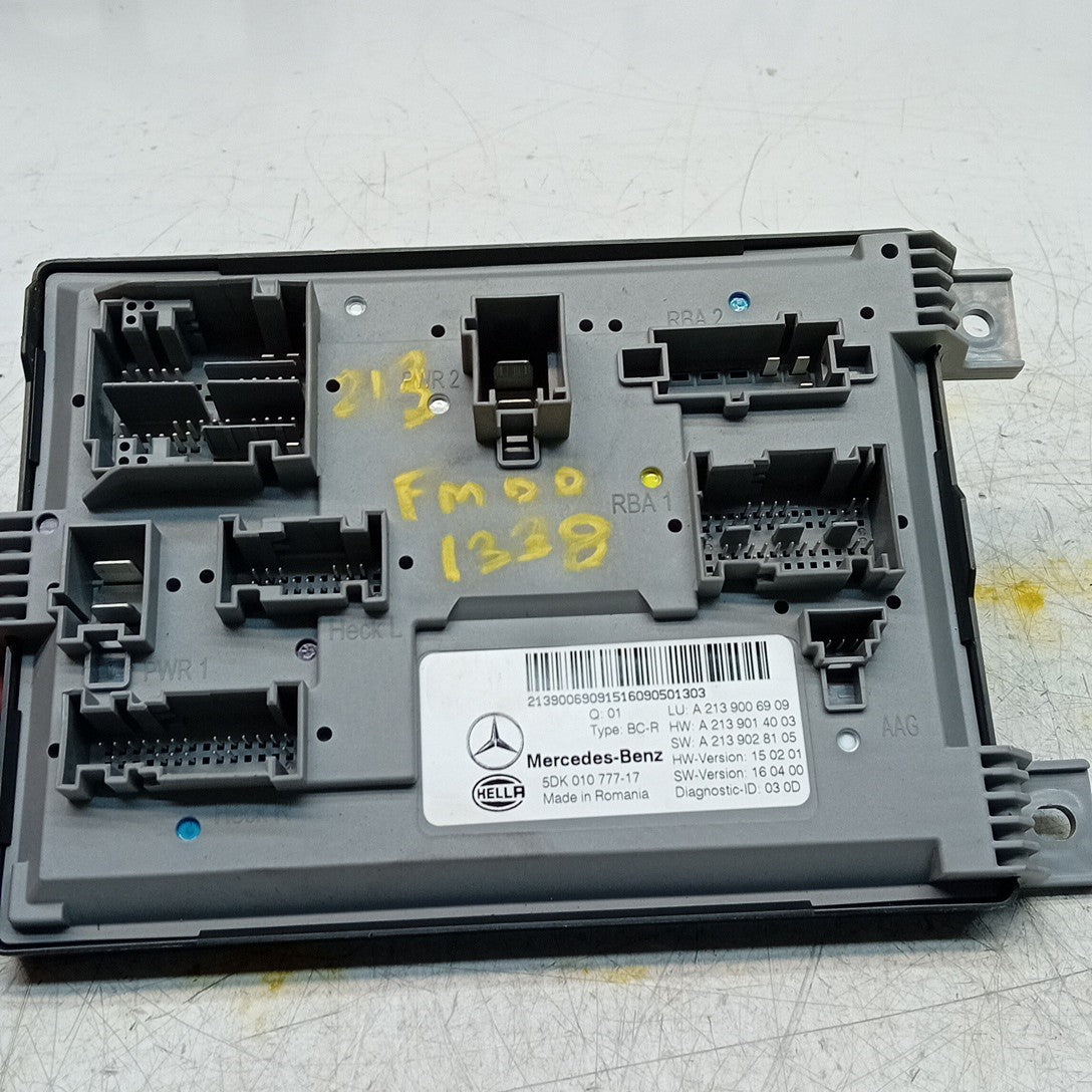 MERCEDES E-CLASS REAR SAM CONTROL MODULE W213 A2139006909 FM001338