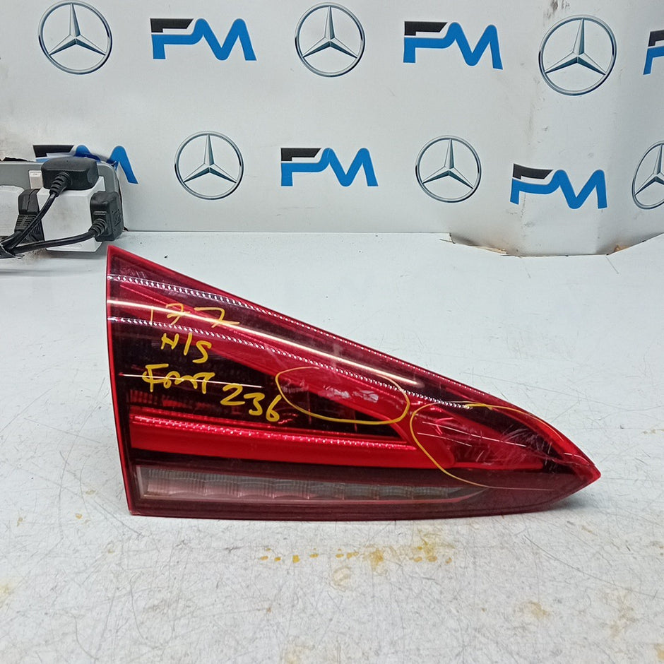 MERCEDES A-CLASS W177 PASSENGER LEFT NS REAR INNER TAIL LIGHT A1779061900 FMT236