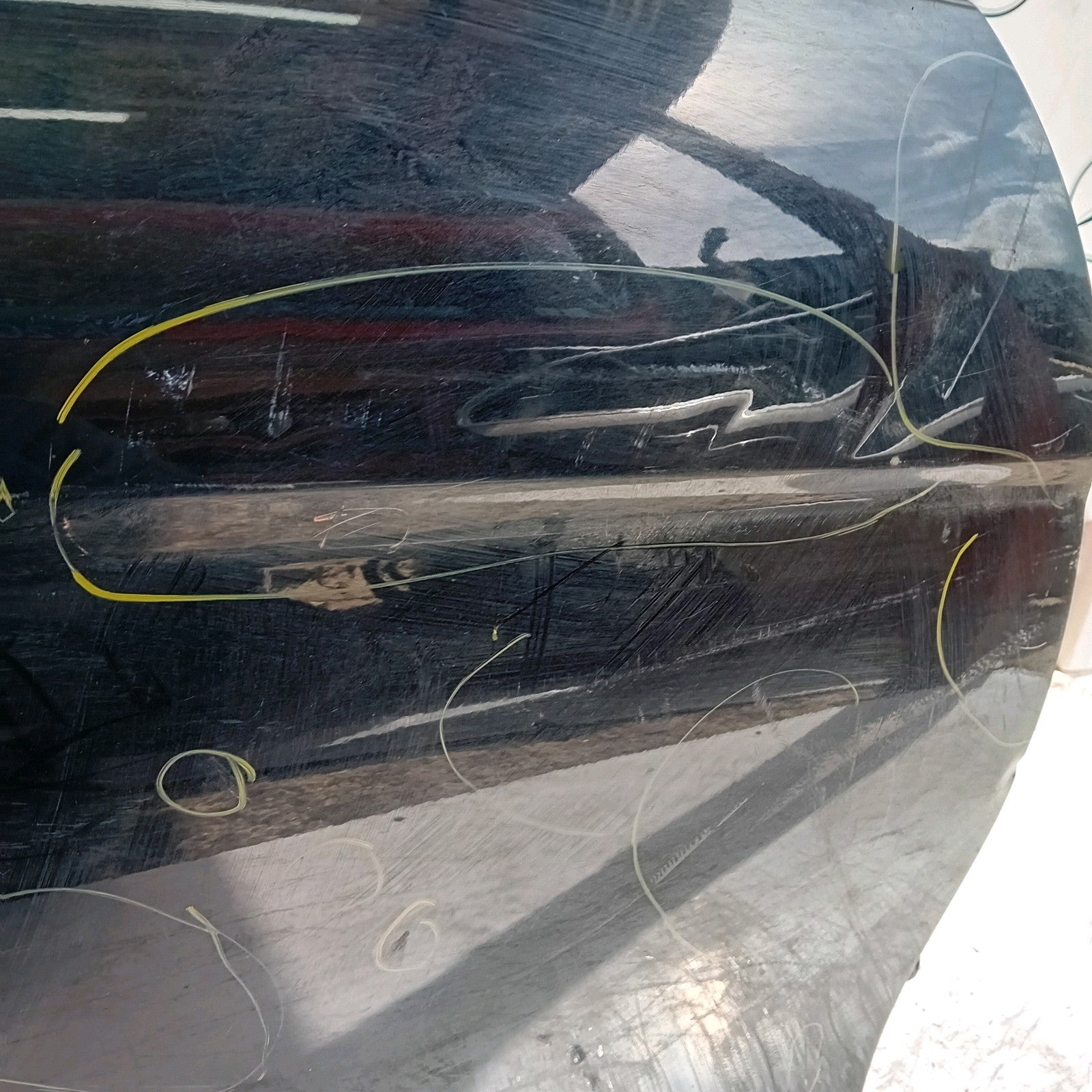 MERCEDES C-CLASS W204 EST DRIVER REAR DOOR OSR BLACK 2009-2014 FMD435