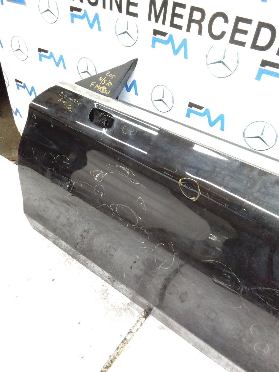 MERCEDES BENZ  C-CLASS W205 PASSENGER FRONT DOOR NSF BLACK 2014-21  FMD602