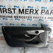 MERCEDES C-CLASS W205 CP PASSENGER FRONT DOOR NSF 2016 ON GREY COMPLETE FMD365