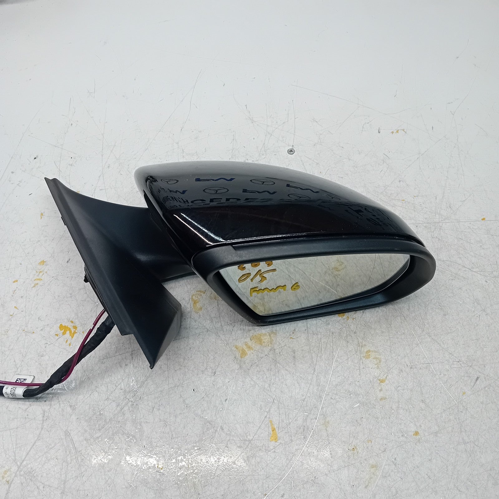 MERCEDES C-CLASS 2014 On W205 DRIVER SIDE WING MIRROR A2058104402 BLACK FMM6
