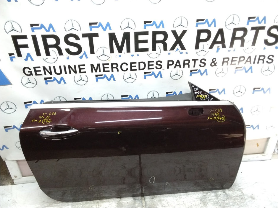 MERCEDES BENZ  E-CLASS W238  DRIVER FRONT DOOR OSF  2017-23 COMPLETE FMD540