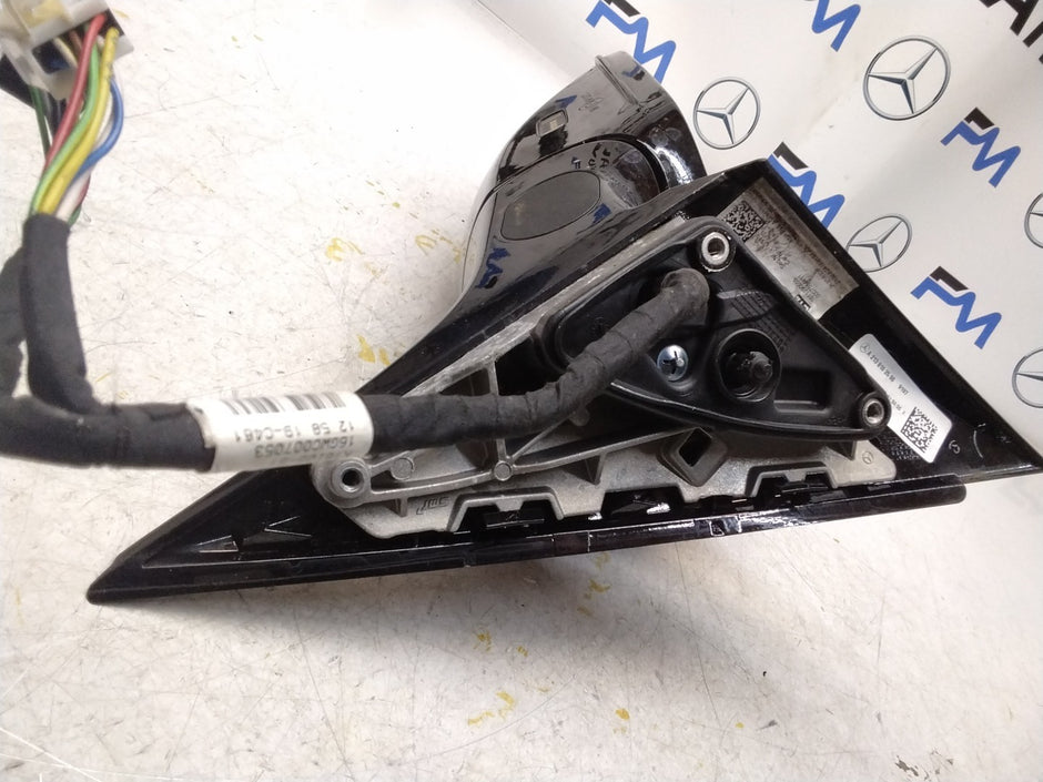 MERCEDES E-CLASS 2016 On W213 PASSENGER SIDE WING MIRROR A2138102500 BLACK FMM15