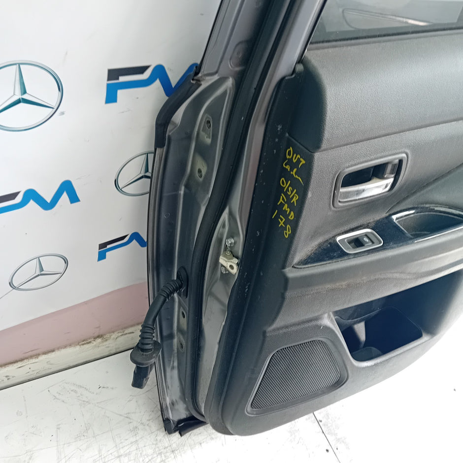 MITSUBISHI OUTLANDER MK3 DRIVER SIDE REAR DOOR OSR GREY 2013 ON COMPLETE FMD178