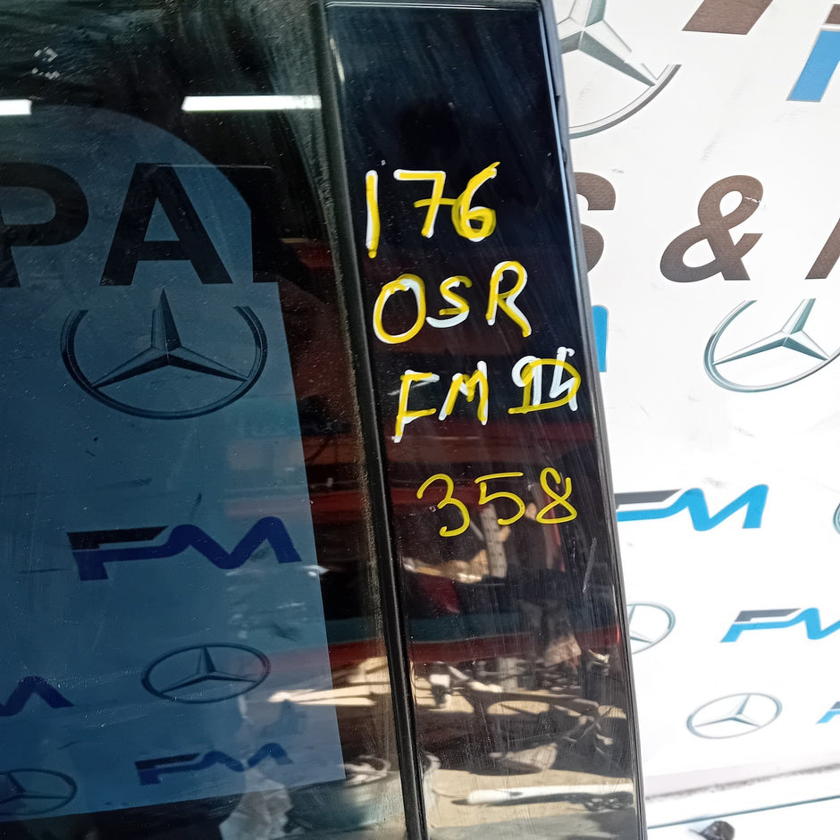 MERCEDES A-CLASS W176 DRIVER REAR DOOR OSR 2012-18 WHITE COMPLETE FMD358