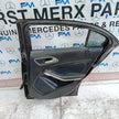 MERCEDES A-CLASS W176 DRIVER REAR DOOR OSR BLACK 2012-18 COMPLETE FMD243
