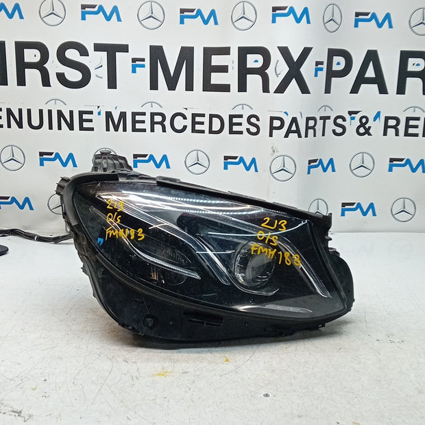 MERCEDES E-CLASS DRIVER MULTIBEAM COMPLETE HEADLIGHT A2139061804 2016 FMH183