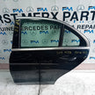 MERCEDES BENZ C-CLASS W205 PASSENGER SIDE REAR DOOR N/S/R BLACK  COMPLETE FMD148