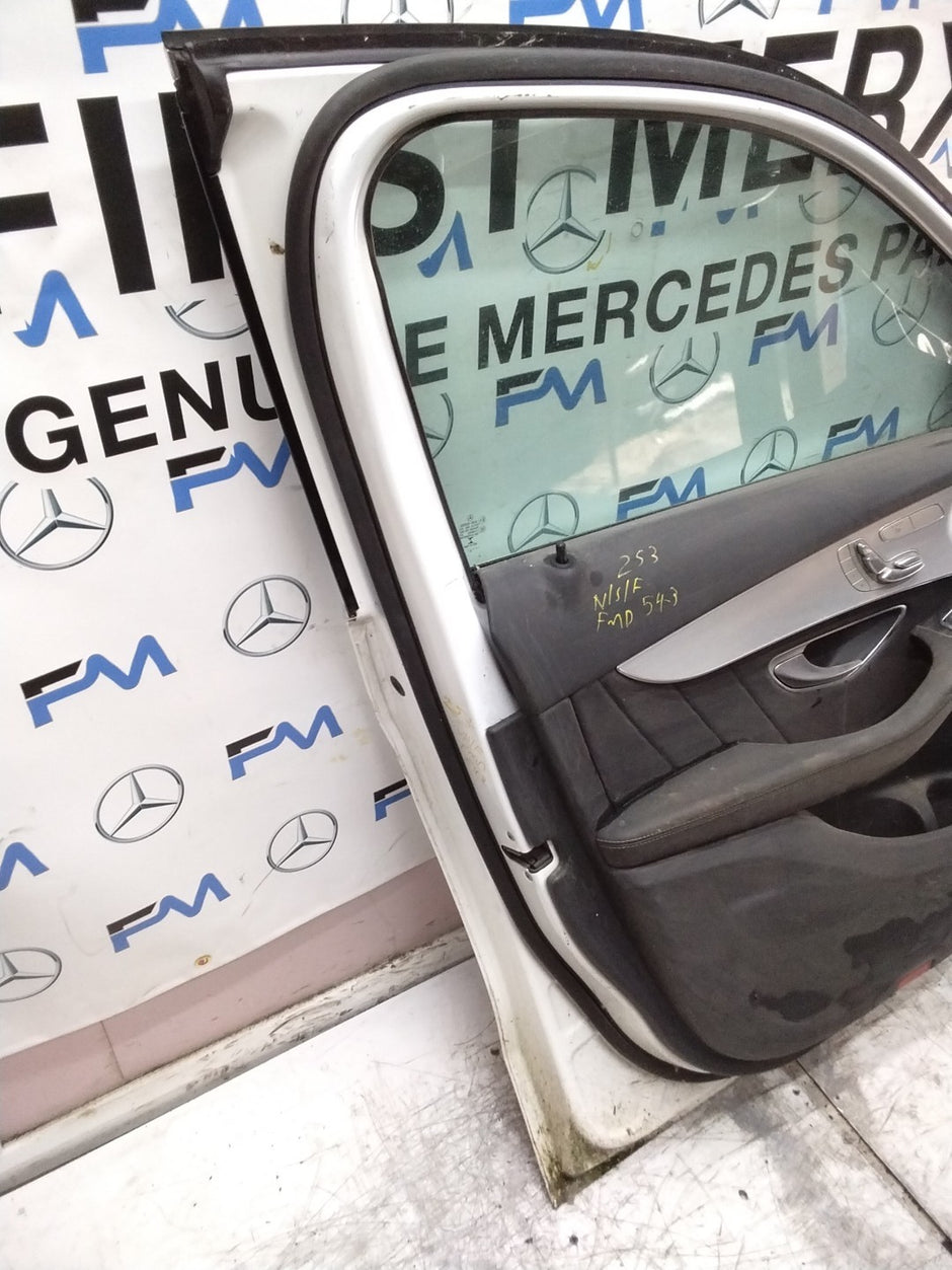 MERCEDES GLC W253 COUPE PASSENGER FRONT DOOR NSF WHITE 2016-2019 FMD543