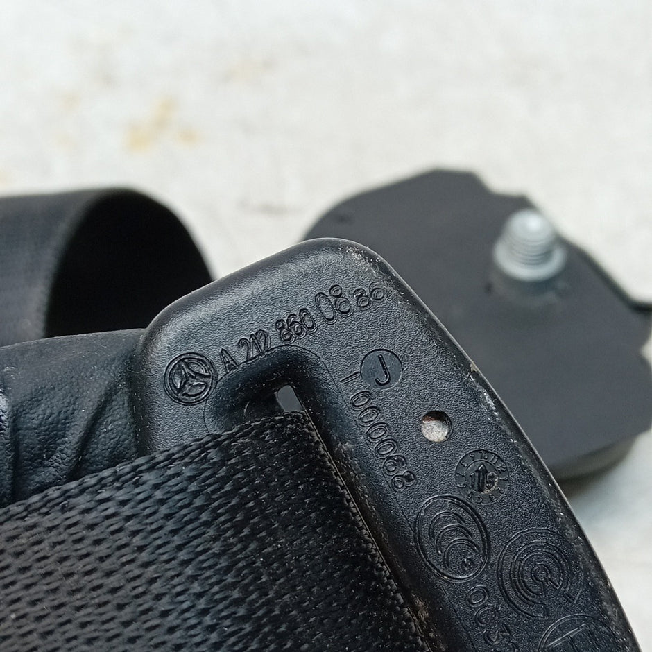 MERCEDES E-CLASS W212 SEAT BELT FRONT RIGHT DRIVER SIDE OSF A2128600886 FMS476