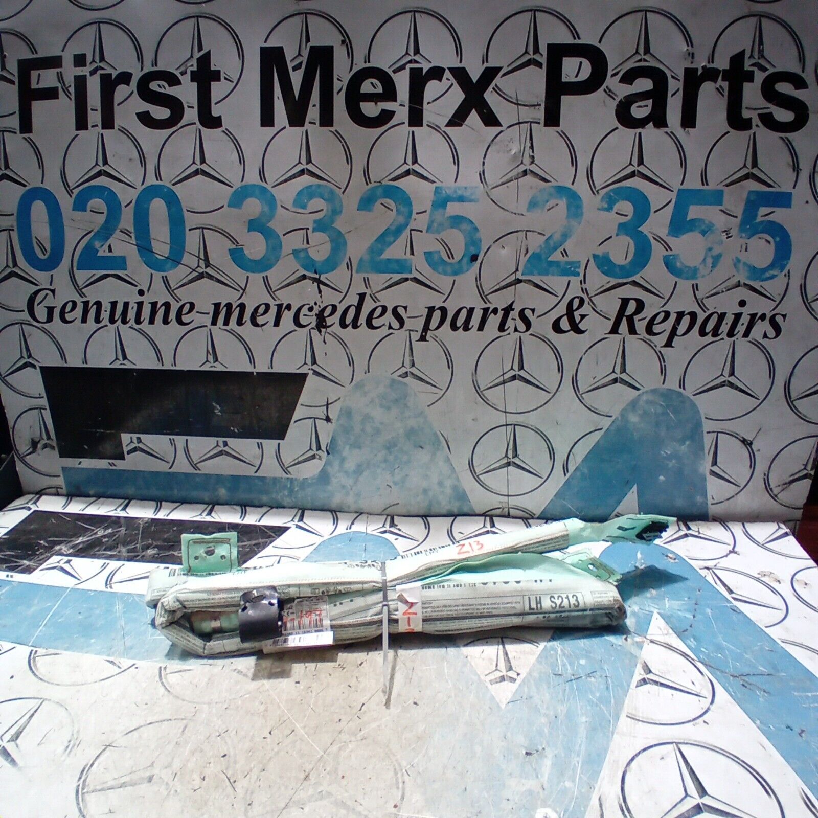 2020 MERCEDES E CLASS  LEFT PASSENGER SIDE ROOF CURTAIN A!R BAG 2138601102 FM197