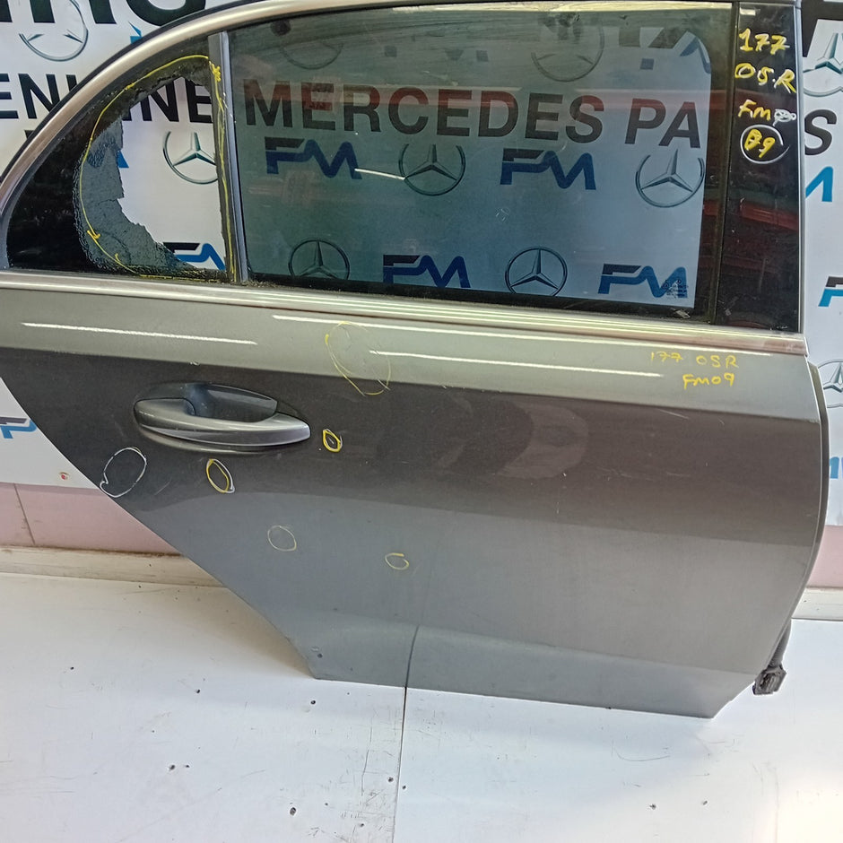 MERCEDES BENZ A-CLASS W177 DRIVER SIDE REAR DOOR ( OFF SIDE REAR ) FM09