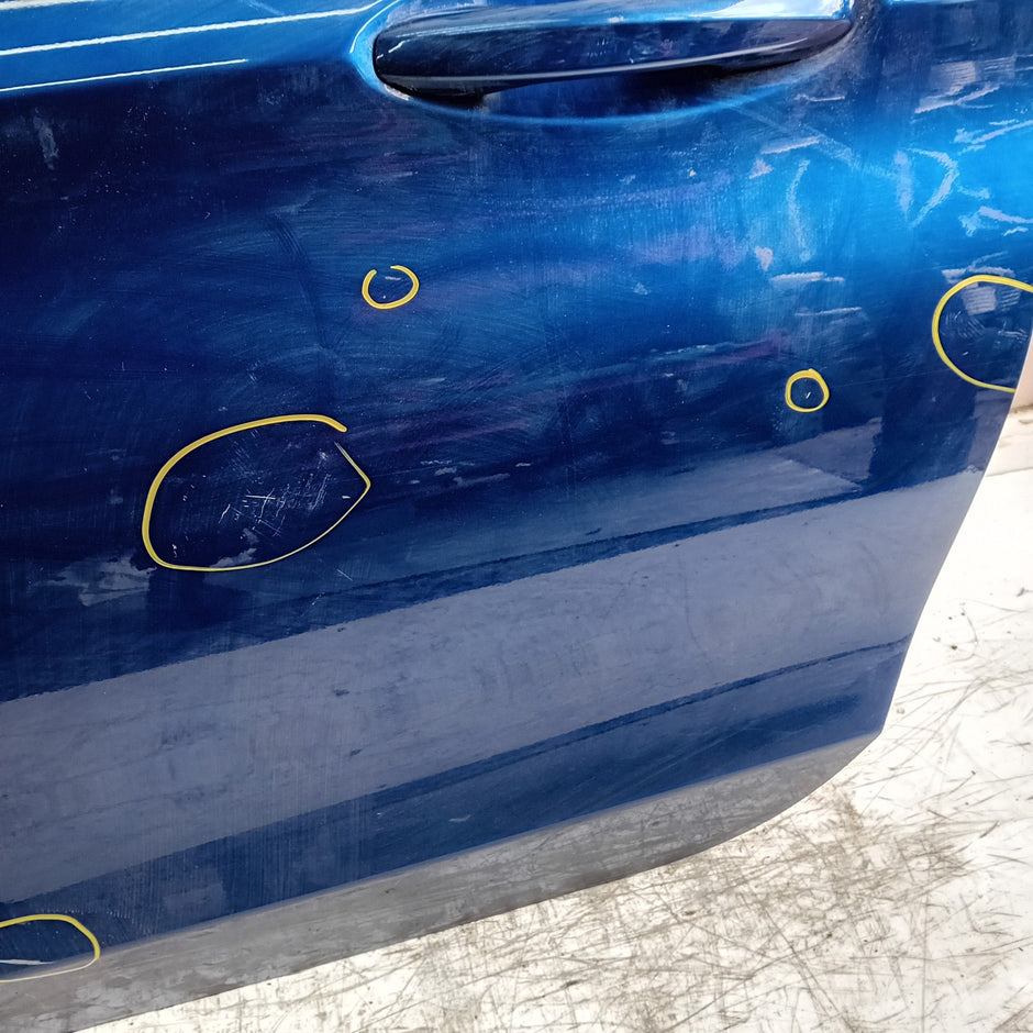 MERCEDES C-CLASS W205 CP PASSENGER FRONT DOOR NSF 2016 ON BLUE FMD410