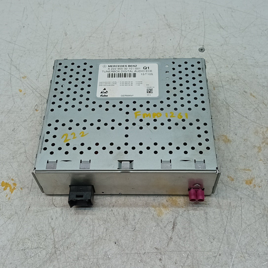 MERCEDES BENZ S-CLASS W222  2014-2021  RADIO TUNER BOX  A2229003210 FM001261