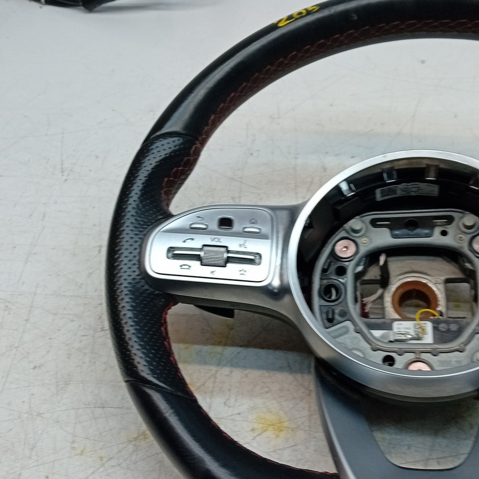 MERCEDES W205 C-CLASS MULTIFUNCTION STEERING WHEEL FL 2014 A0050004599 FM001401