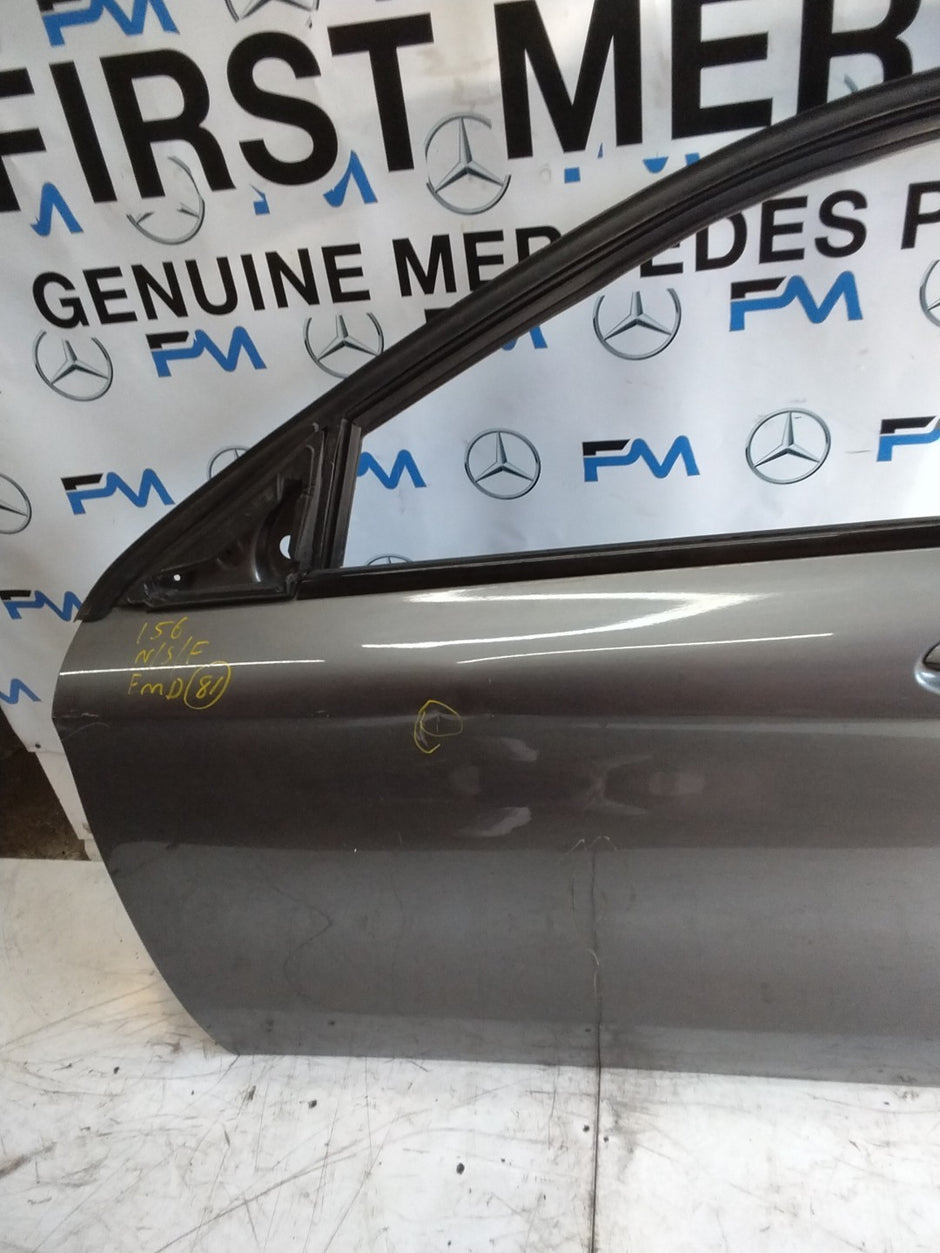 MERCEDES BENZ GLA W156 PASSENGER SIDE FRONT DOOR N/S/F GREY & BLUE FMD81