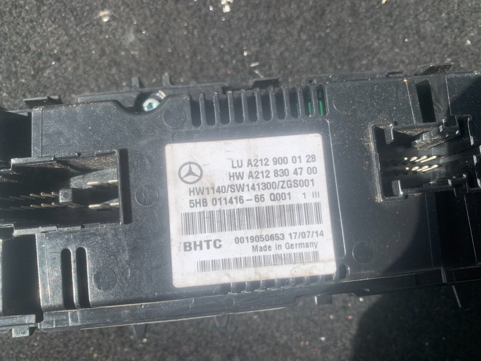 MERCEDES BENZ E-CLASS 212 SERIES 2009-2016 HEATER/AC CONTROLLER 294737