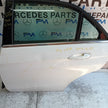 MERCEDES E-CLASS W212 SLN PASSENGER REAR DOOR NSR WHITE 2013 COMPLETE FMD479