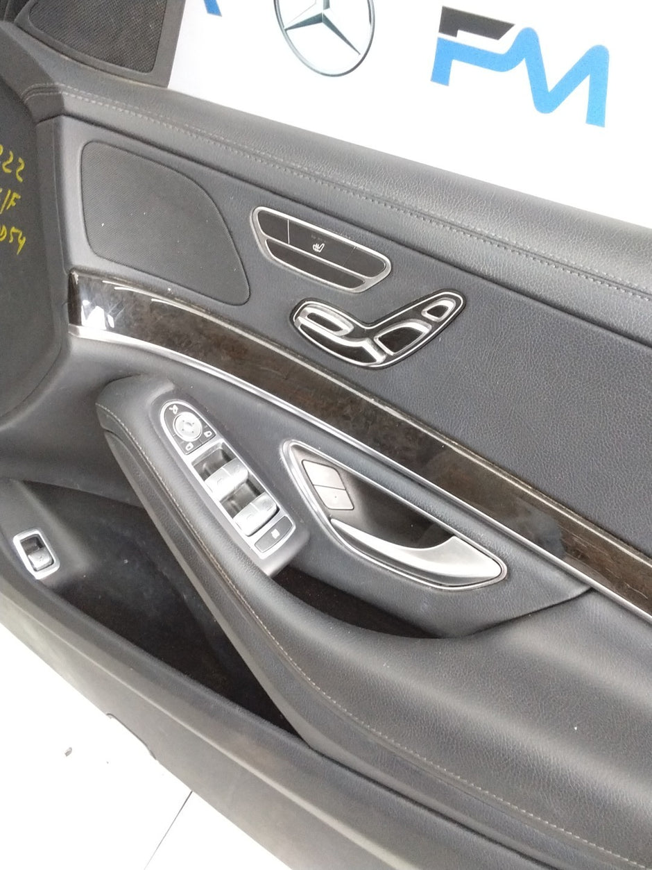 MERCEDES S-CLASS W222 DRIVER SIDE FRONT DOOR O/S/F COMPLETE BROWN FMD54