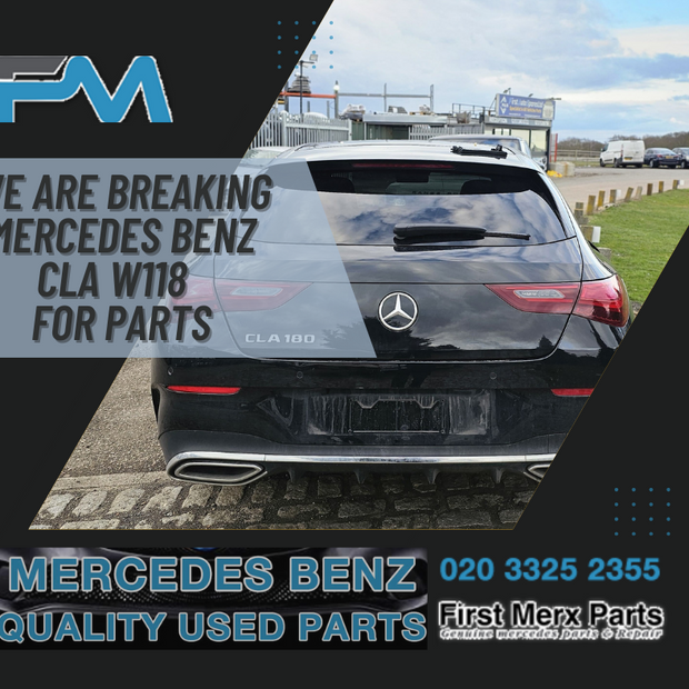 MERCEDES BENZ CLA W118 COUPE - BREAKING / FRONT BUMPER AND WINGS