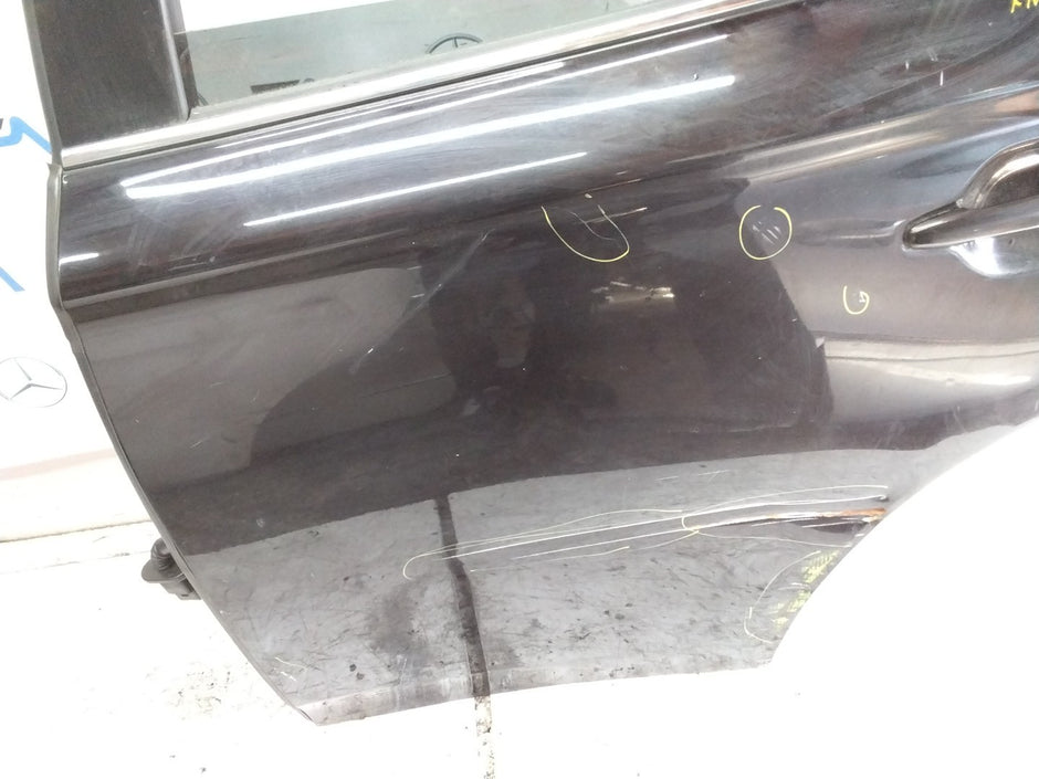 MITSUBISHI OUTLANDER PASSENGER REAR DOOR NSR BLACK   FMD599