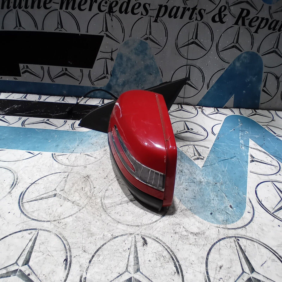 2013-2018 MERCEDES BENZ A CLASS W176 WING MIRROR PASSENGER LEFT NSF RED
