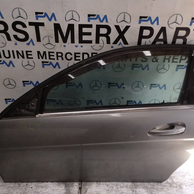 MERCEDES BENZ C-CLS W204 SLN PASSENGER FRONT DOOR NSF SILVER 2008-14  FMD595
