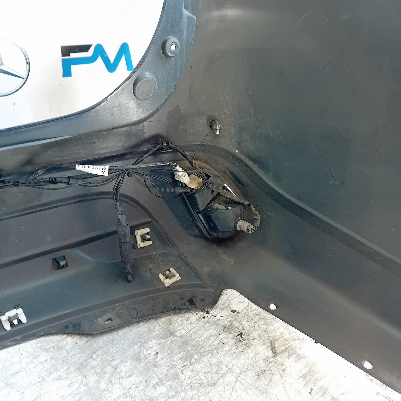 MITSUBISHI OUTLANDER MK3 REAR BUMPER BLUE 2013 COMPLETE FMX105