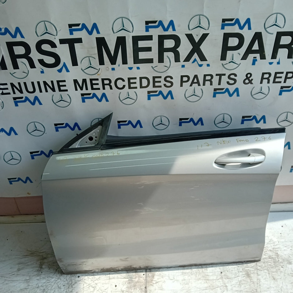 MERCEDES CLA W117 PASSENGER FRONT DOOR NSF 2013-19 SILVER COMPLETE FMD276(1)*