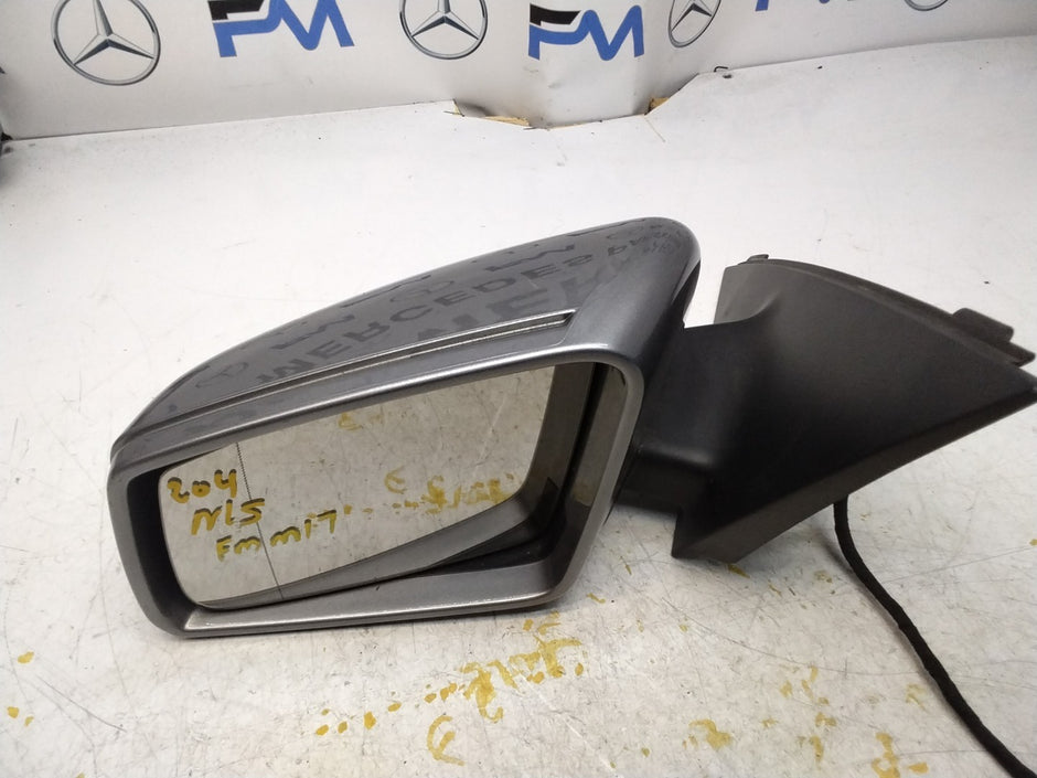MERCEDES C-CLASS  W204 PASSENGER SIDE WING MIRROR A3167411 GREY FMM17