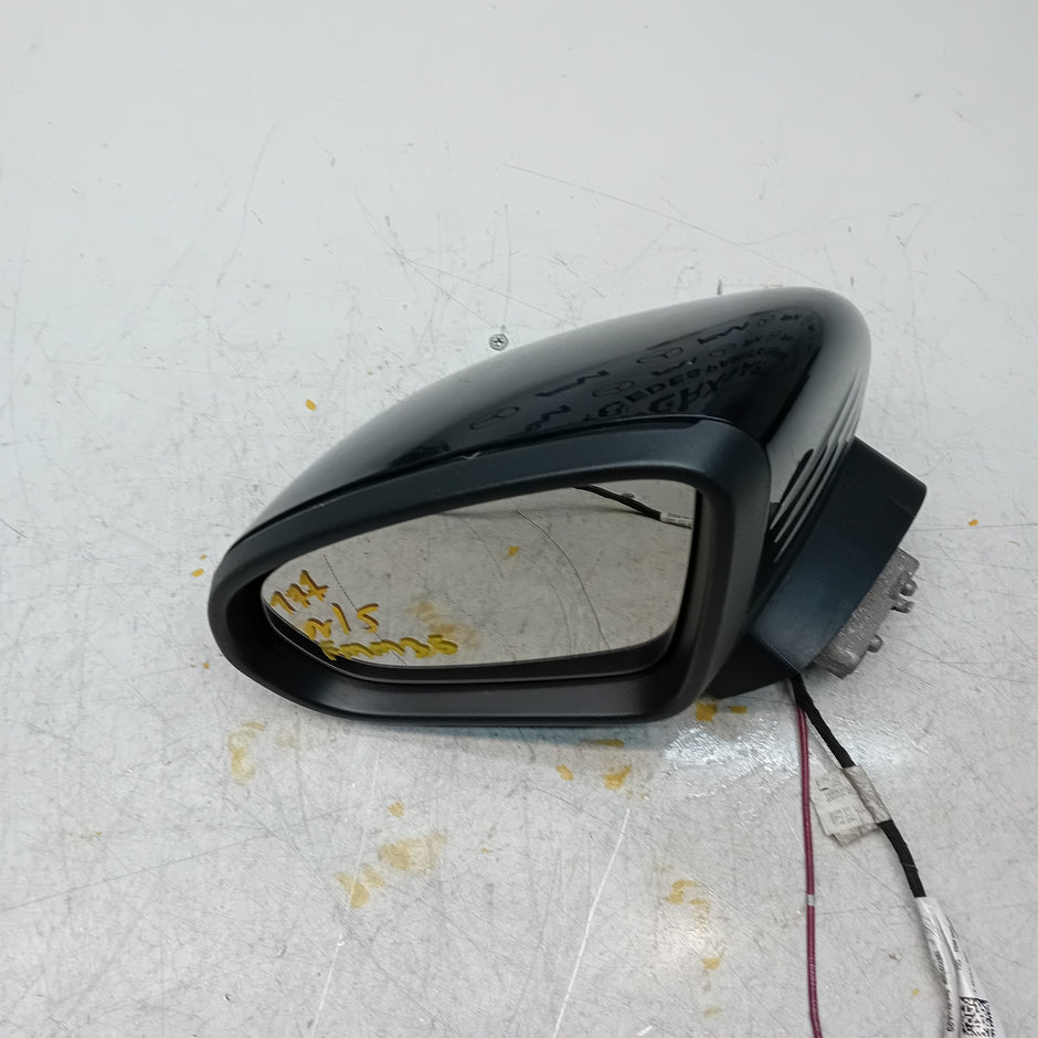 MERCEDES A-CLASS  W177 PASSENGER SIDE WING MIRROR A1778104304 BLACK FMM35