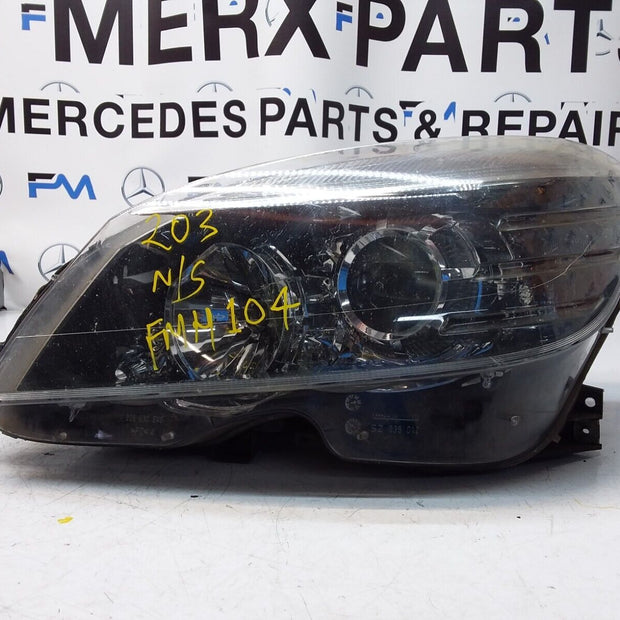 2008 ONWARDS MERCEDES C CLASS W204 HEADLIGHT PRE FACELIFT PASSENGER NS FMH104