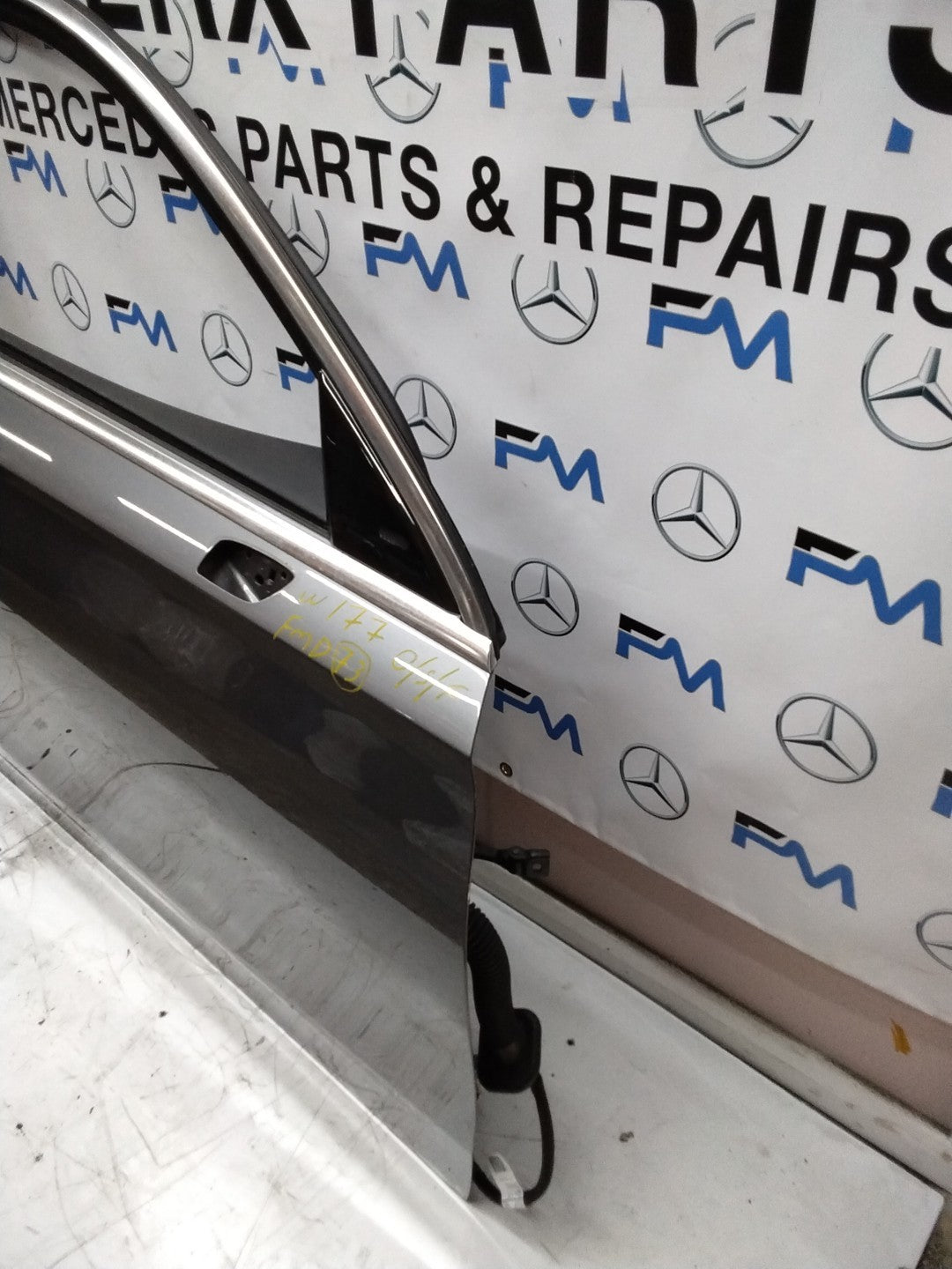 MERCEDES BENZ A-CLASS W177 DRIVER SIDE FRONT DOOR O/S/F COMPLETE GREY FMD73