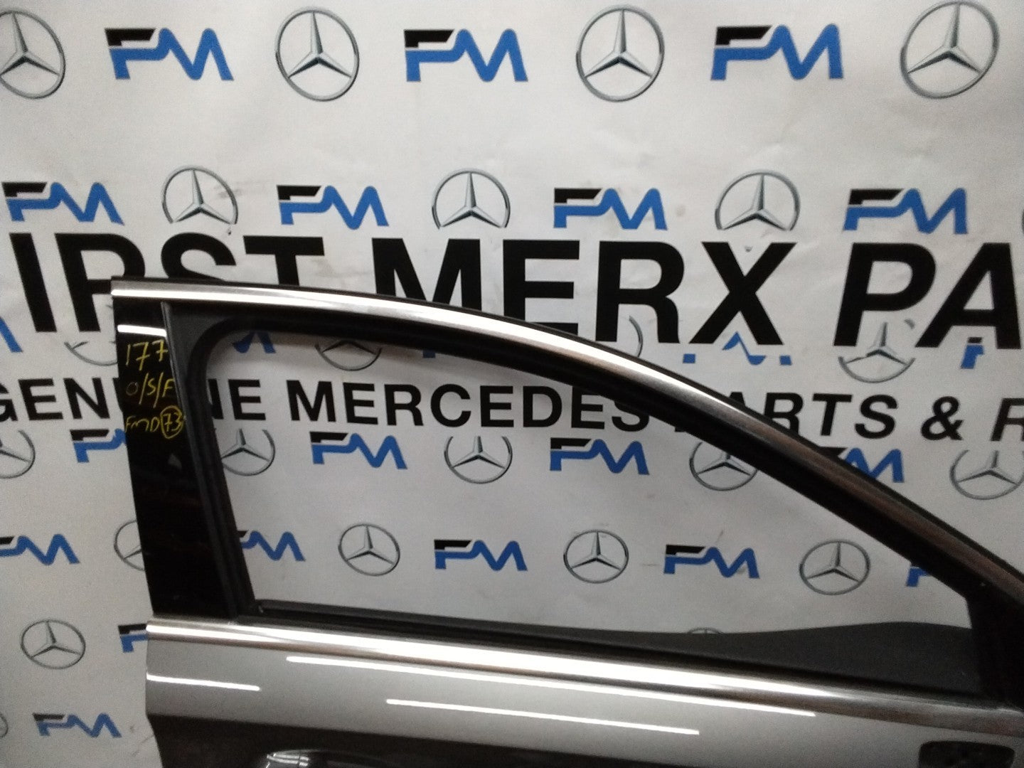 MERCEDES BENZ A-CLASS W177 DRIVER SIDE FRONT DOOR O/S/F COMPLETE GREY FMD73