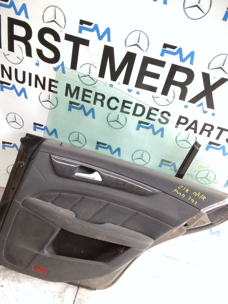 MERCEDES CLS W218 COU DRIVER REAR DOOR OSR BROWN 2018 ON COMPLETE FMD342