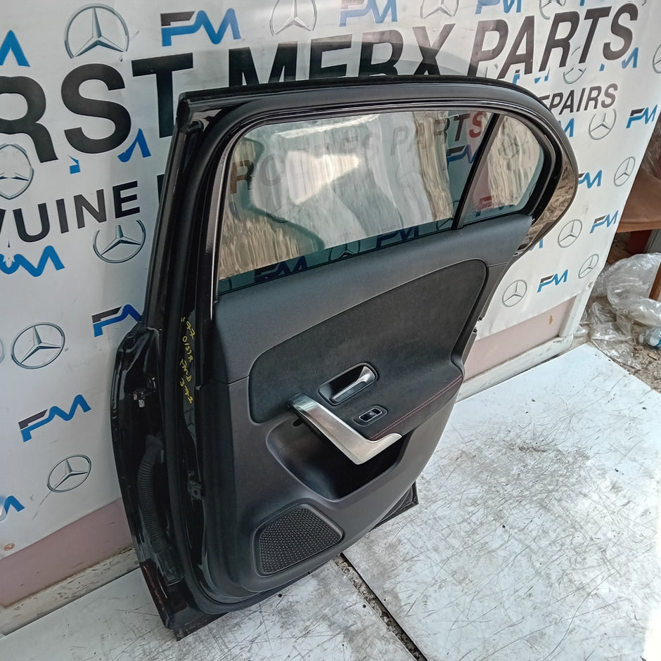 MERCEDES BENZ A-CLASS W177 DRIVER REAR DOOR OSR GREY 2018 ON COMPLETE FMD371