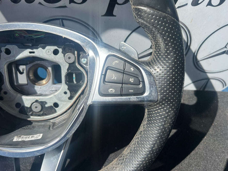 2014-2018 MERCEDES C CLASS W205 STEERING WHEEL WITH PADDLE SHIFTS A0004603803