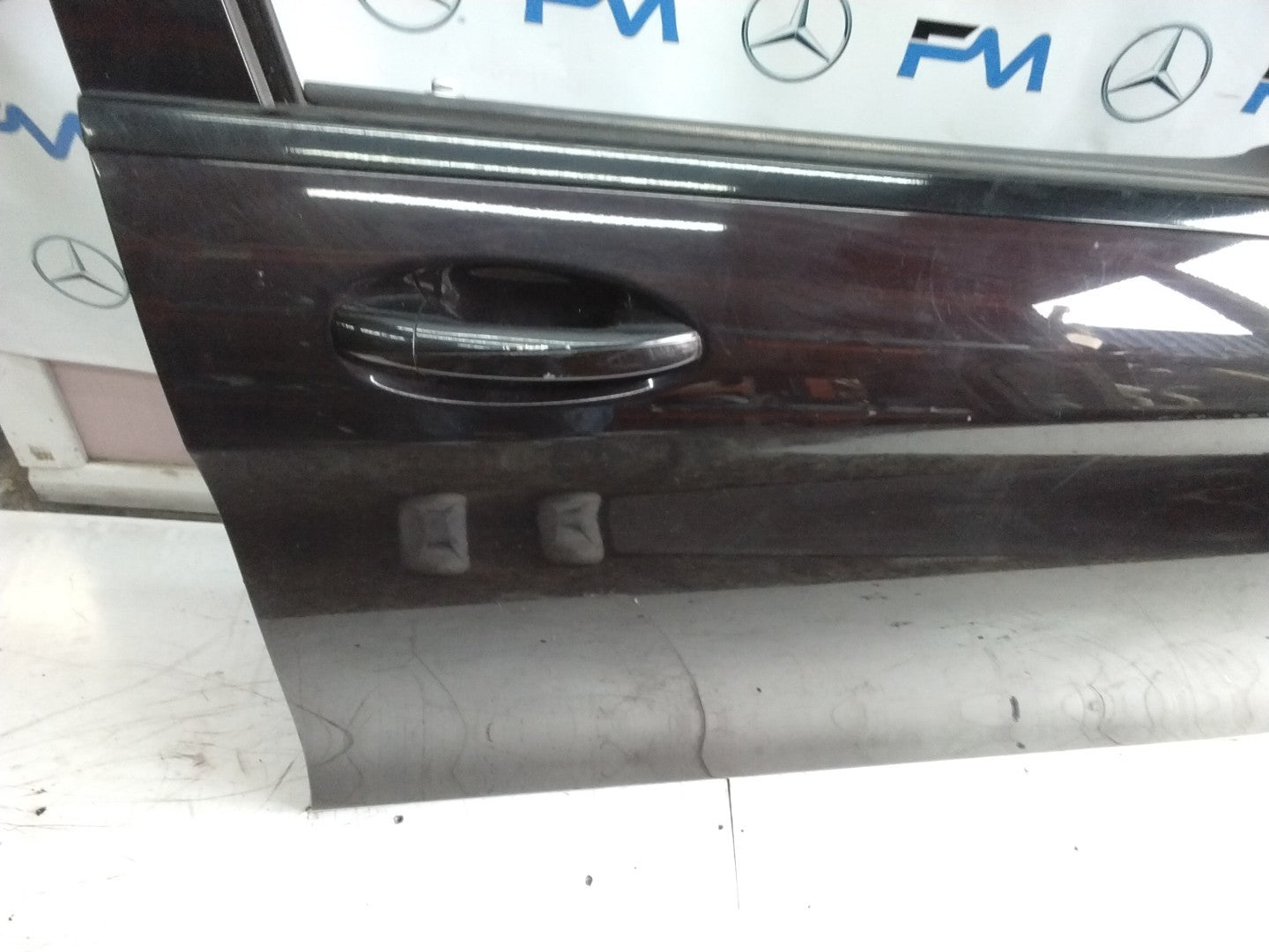 MERCEDES S-CLASS W222 DRIVER SIDE FRONT DOOR O/S/F COMPLETE BROWN FMD54