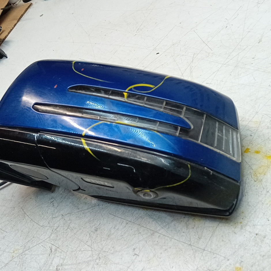MERCEDES E-CLASS W207 PASSENGER WING MIRROR NS BLUE PL A2078103719 CAMERA FMM76