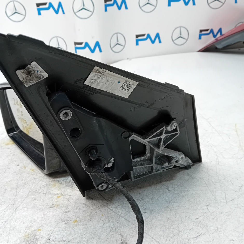MERCEDES BENZ B-CLASS W246 PASSENGER WING MIRROR NS BLACK A2468101519  FMM88