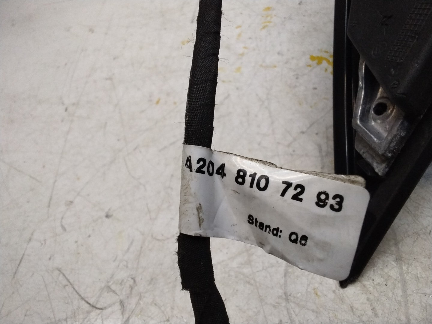 MERCEDES C-CLASS  W204 DRIVER SIDE WING MIRROR A2048107293 GREY FMM22