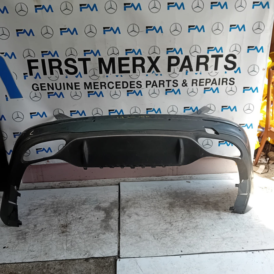 MERCEDES BENZ  E-CLASS W213 SALOON REAR BUMPER GREY 2016 A2138850001 FMX80