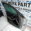 MERCEDES BENZ C-CLASS W205 PASSENGER SIDE FRONT DOOR N/S/F COMPLETE SILVER FMD45