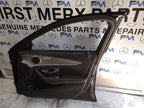 MERCEDES E-CLASS W213 DRIVER  FRONT DOOR OSF BLACK 2017-2023 COMPLETE FMD314