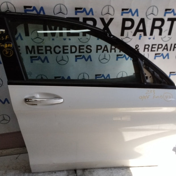 MERCEDES BENZ GLC W253  DRIVER FRONT DOOR OSF WHITE 2016-2023 COMPLETE FMD313