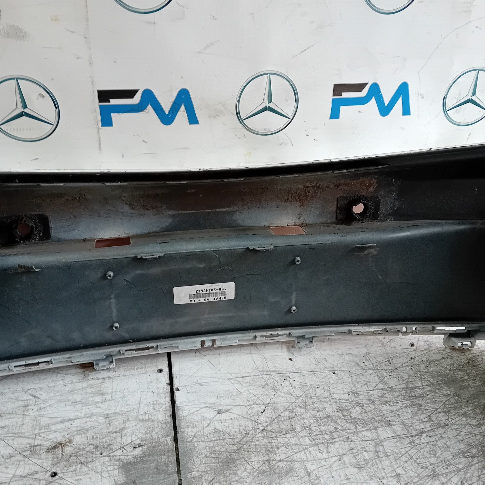 MERCEDES BENZ E-CLASS C238 COUPE REAR BUMPER WHITE 2014 FMX134